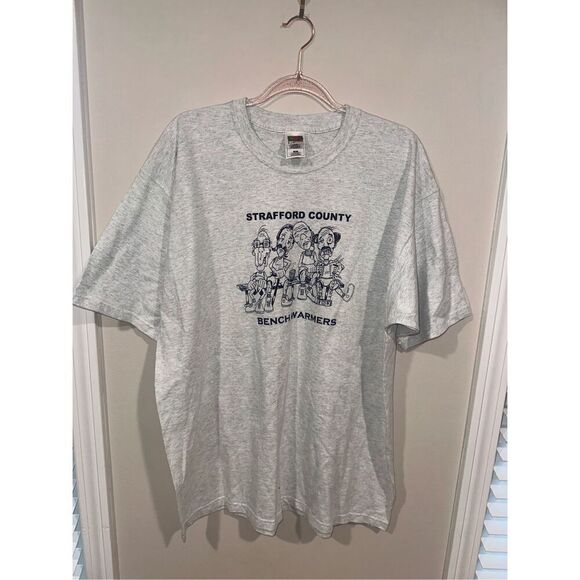 Strafford County Bench Warmer Vintage T-Shirt Extra Large - Picture 1 of 4